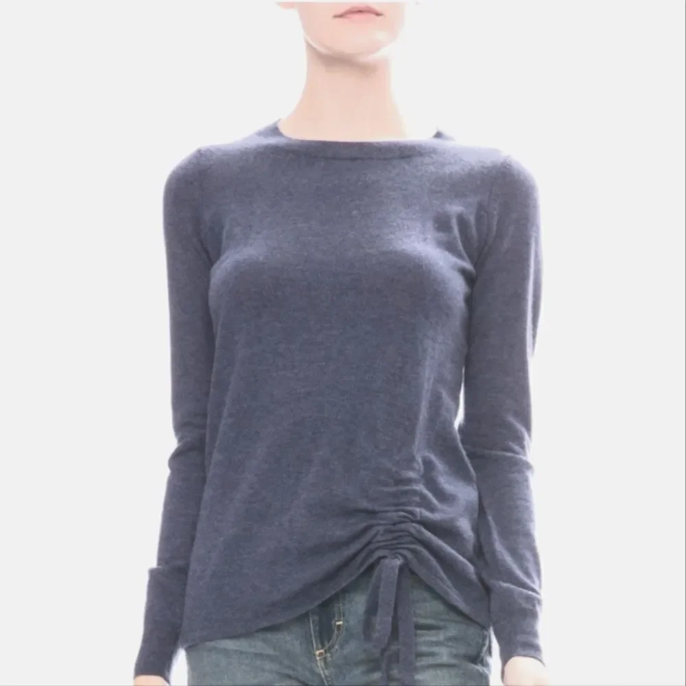 Autumn Cashmere Cinched Cashmere Crewneck XS
